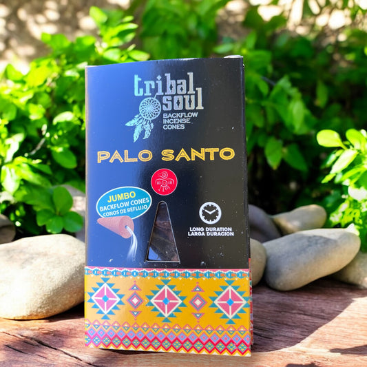 BACKFLOW INCENSE CONES || TRIBAL SOUL - PALO SANTO