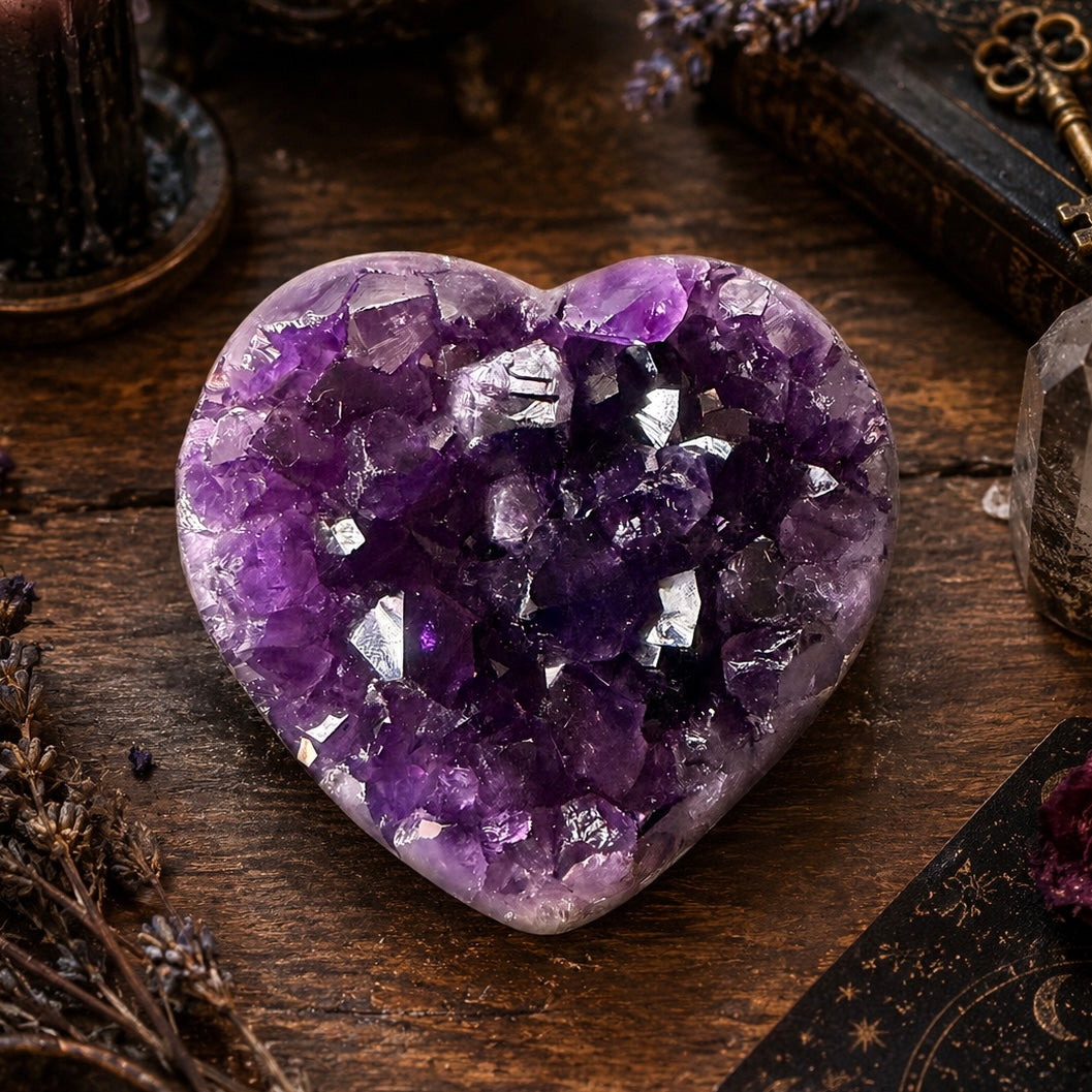 CLUSTERS || AMETHYST HEART