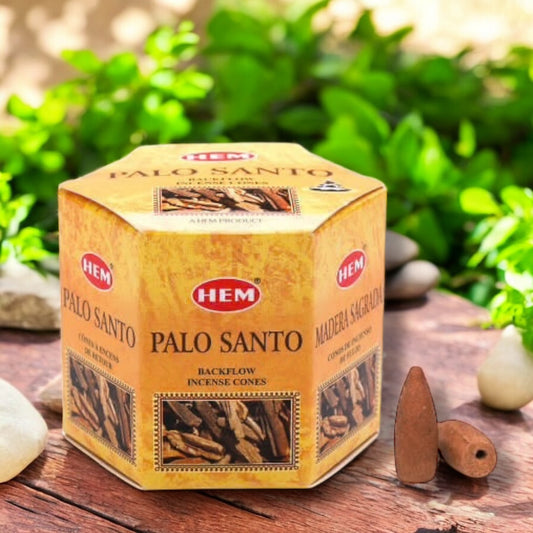 BACKFLOW INCENSE CONES || PALO SANTO