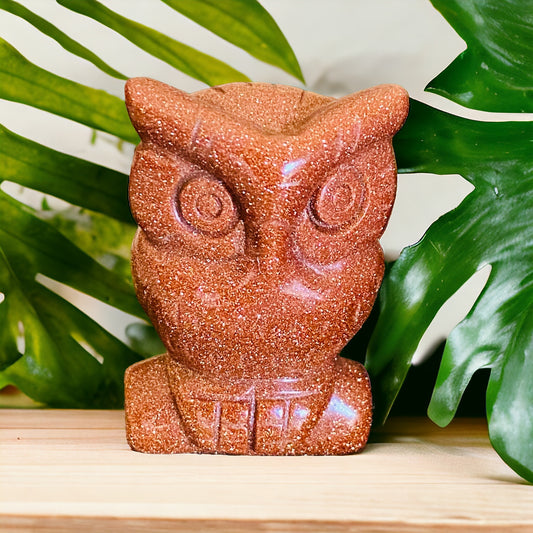 CARVINGS || GOLDSTONE OWL