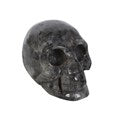 CARVINGS || BLACK LABRADORITE SKULL