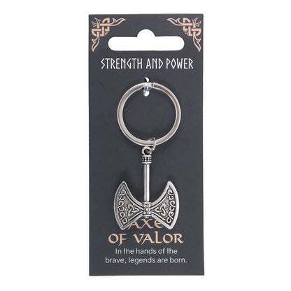 KEYRINGS || STRENGTH & POWER AXE OF VALOR