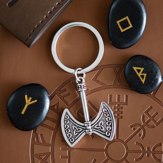 KEYRINGS || STRENGTH & POWER AXE OF VALOR