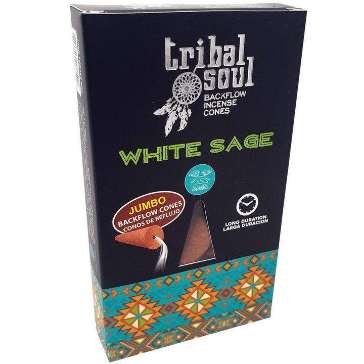 BACKFLOW INCENSE CONES || TRIBAL SOUL - WHITE SAGE