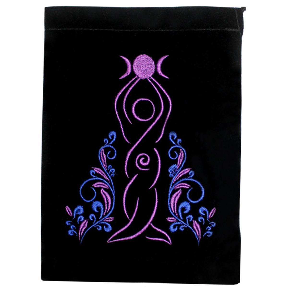 VELVET ORACLE/TAROT BAGS || MOON GODDESS