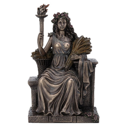 STATUE || DEMETER - GREEK GODDESS OF HARVEST, NURTURING & SACRED ABUNDANCE