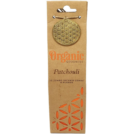 INCENSE || ORGANIC GOODNESS - PATCHOULI - JUMBO CONES