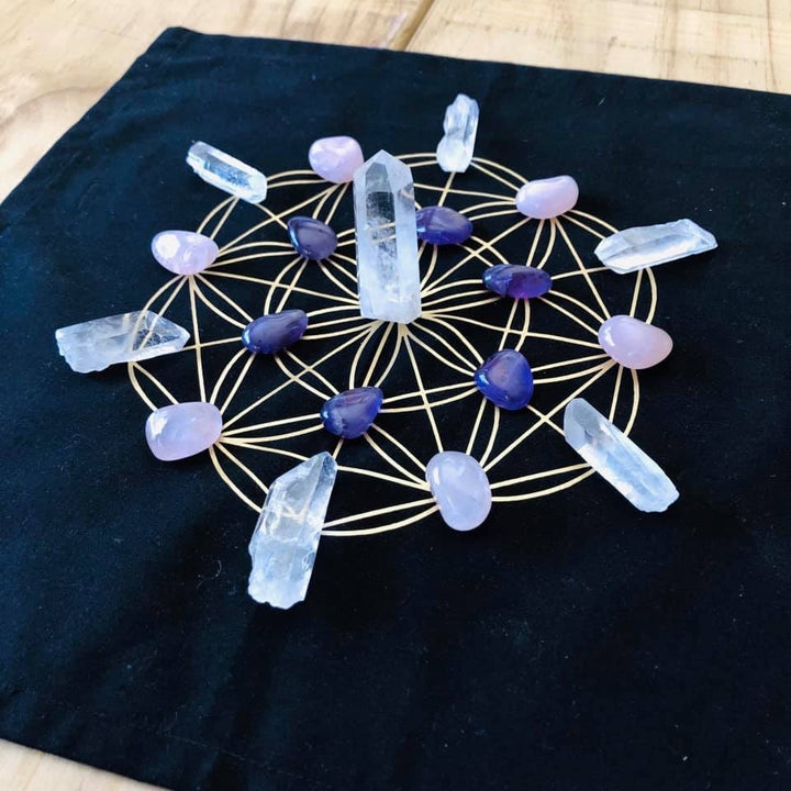CRYSTAL GRID CLOTH - SEED OF LIFE