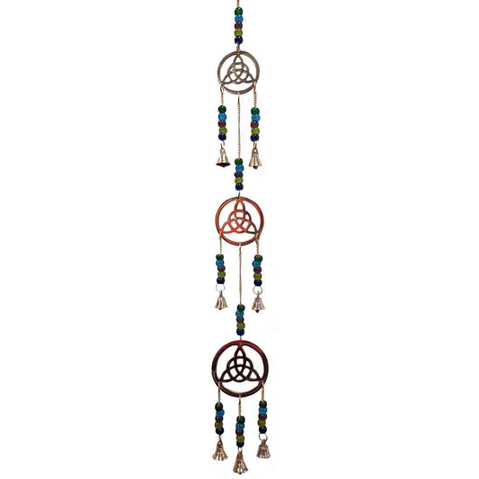 BRASS BELL CHIMES || TRIQUETRA - 75CM