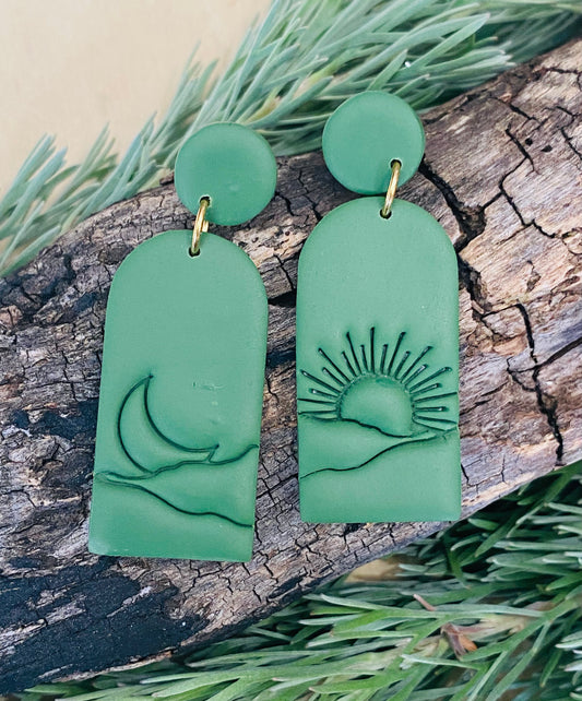 MUANI & ME EARRINGS || EQUINOX BASIL