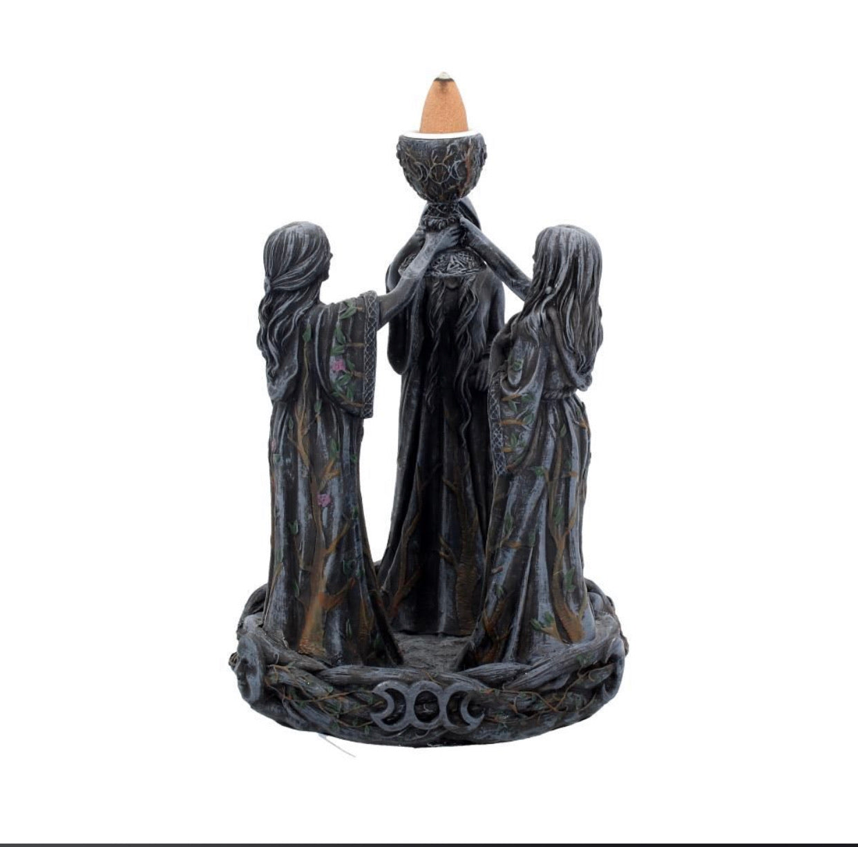 BACKFLOW INCENSE BURNER || MAIDEN MOTHER CRONE