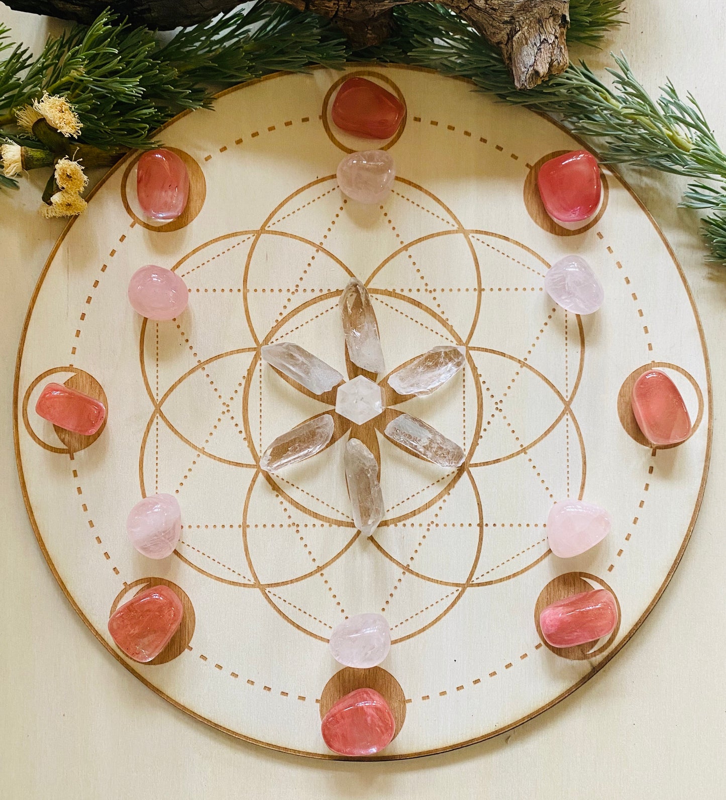 CRYSTAL GRIDS || SEED OF LIFE BOARD