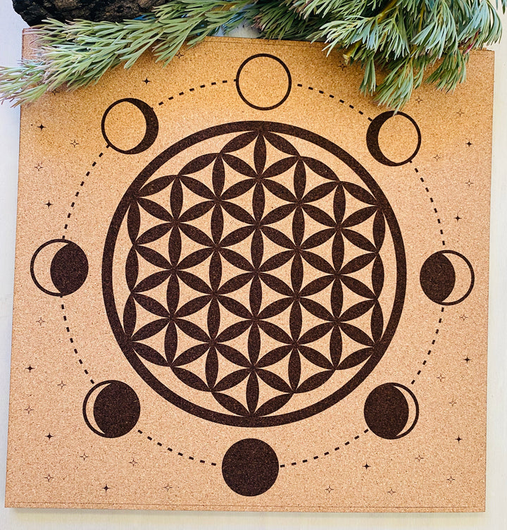 CRYSTAL GRIDS || FLOWER OF LIFE MAT