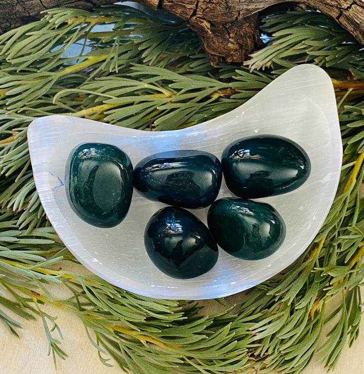 TUMBLE STONES || GREEN JASPER