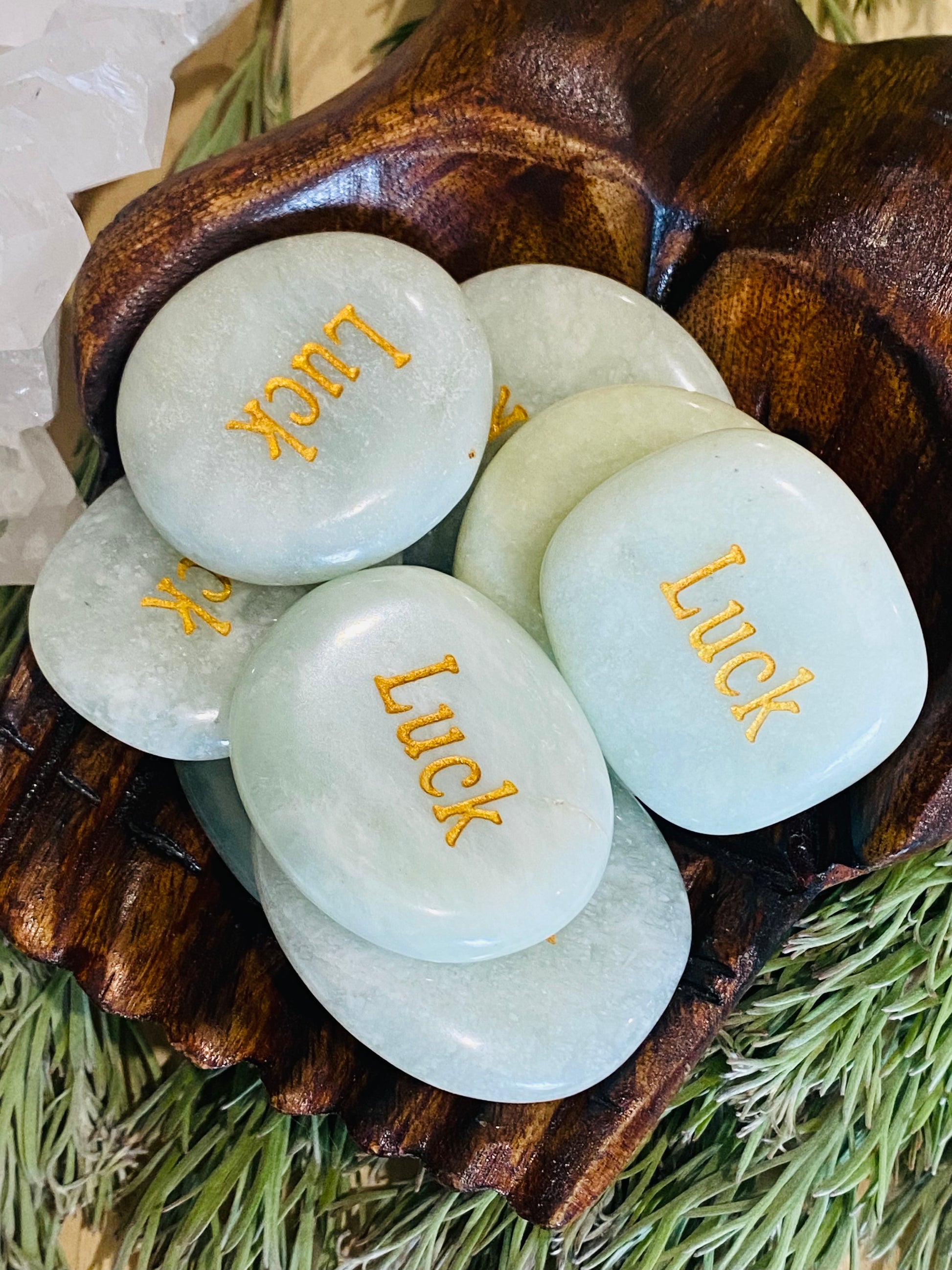 NAME STONE || JADE - “LUCK”