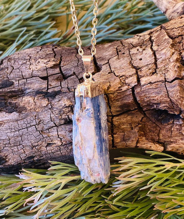 PENDANTS || ROUGH BLUE KYANITE