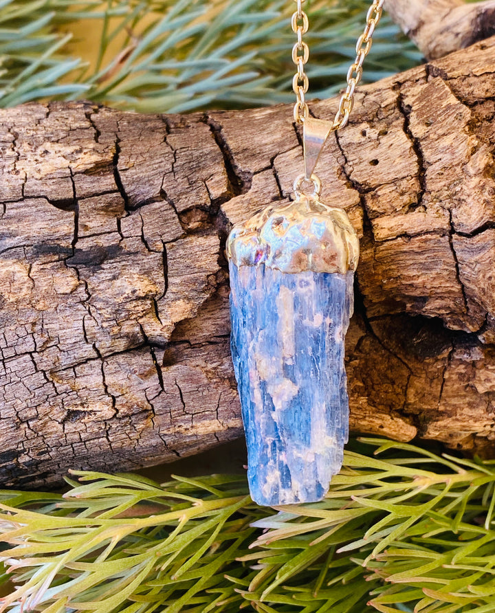PENDANTS || ROUGH BLUE KYANITE