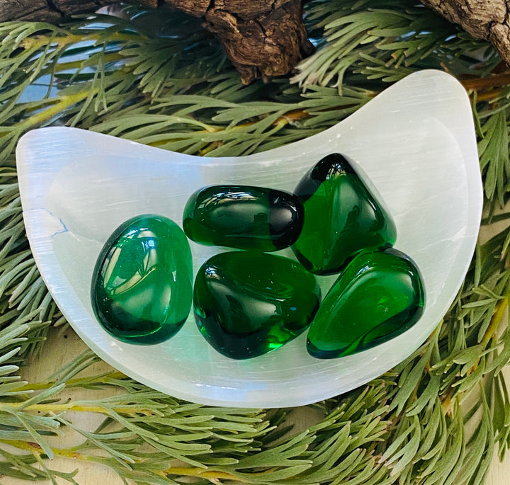 TUMBLE STONES || GREEN OBSIDIAN