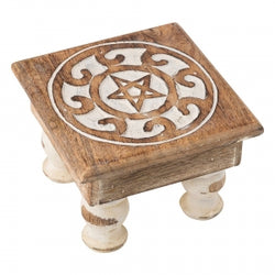 ALTAR TABLE || PENTACLE - WHITE