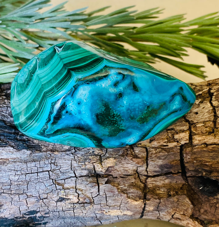 FREE FORM || MALACHITE & CHRYSOCOLLA