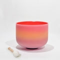 SINGING BOWLS || QUARTZ CRYSTAL COLOURED - RAINBOW - 8"