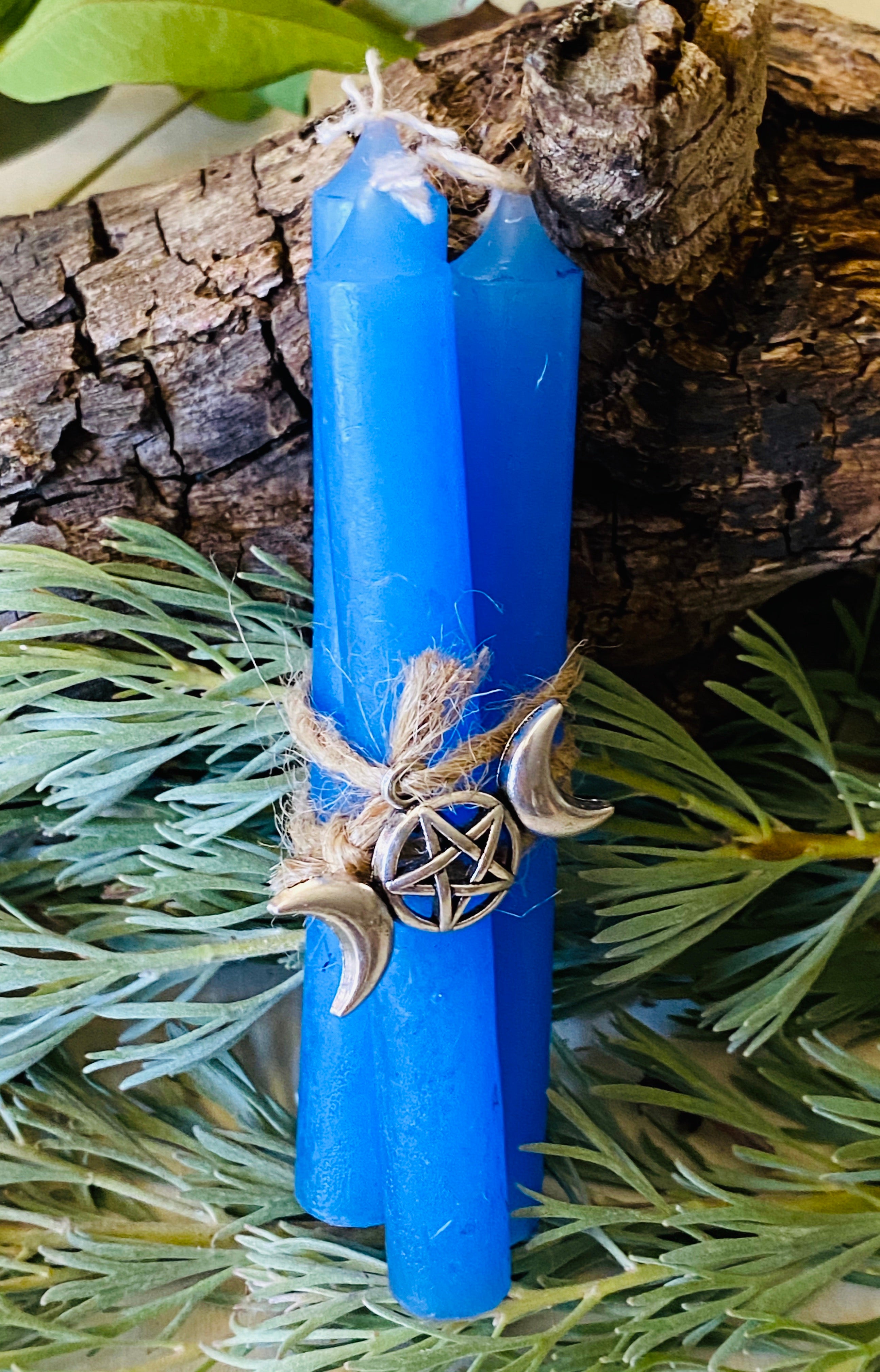 CANDLES || MINI WISH / SPELL || LIGHT BLUE - 3PK