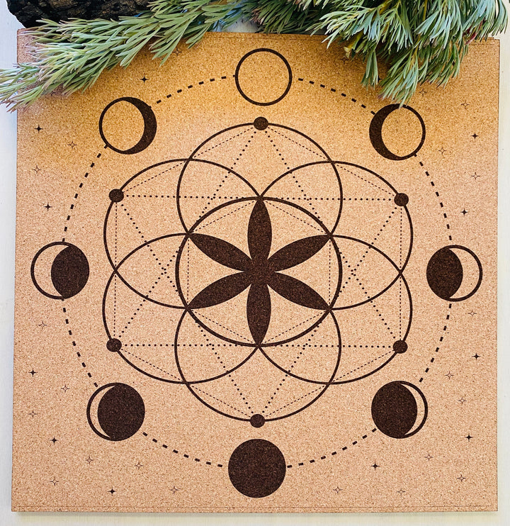 CRYSTAL GRIDS || SEED OF LIFE MAT