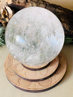 CRYSTAL BALL / SPHERE STAND || MOON PHASE