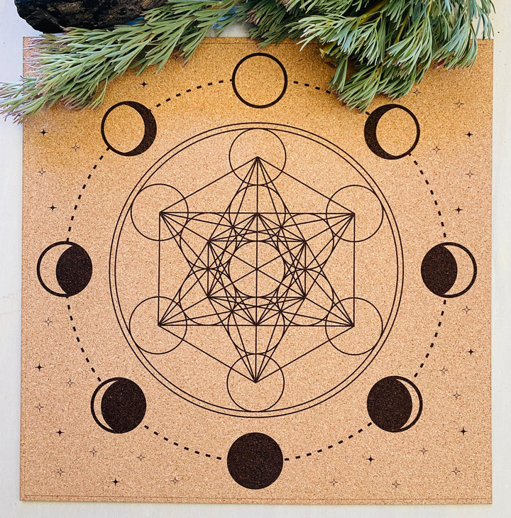 CRYSTAL GRIDS || METATRONS CUBE MAT
