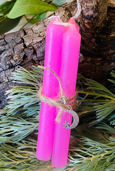 CANDLES || MINI WISH / SPELL  || PINK - 3PK