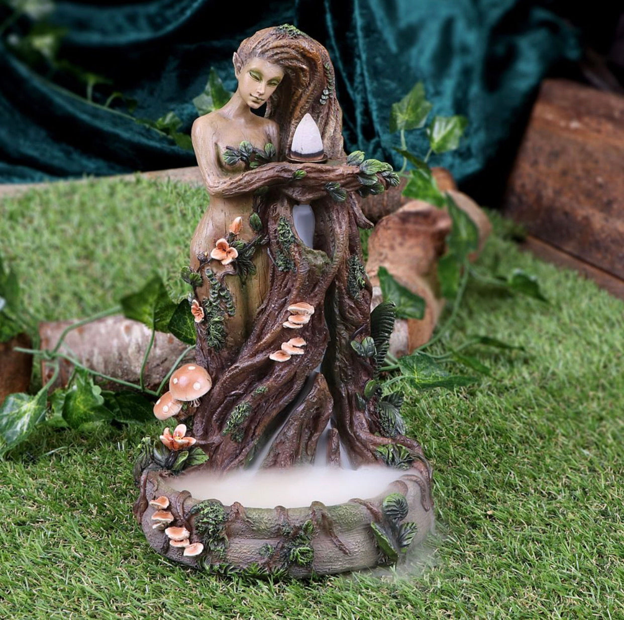 BACKFLOW INCENSE BURNER || LADY EARTH