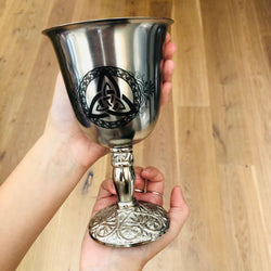 STAINLESS STEEL GOBLET || TRIQUETRA