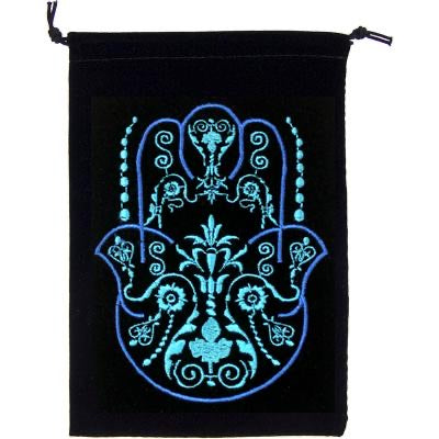 VELVET ORACLE/TAROT BAGS || HAMSA HAND