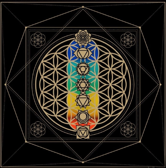 ALTAR CLOTH || CHAKRA FLOWER OF LIFE