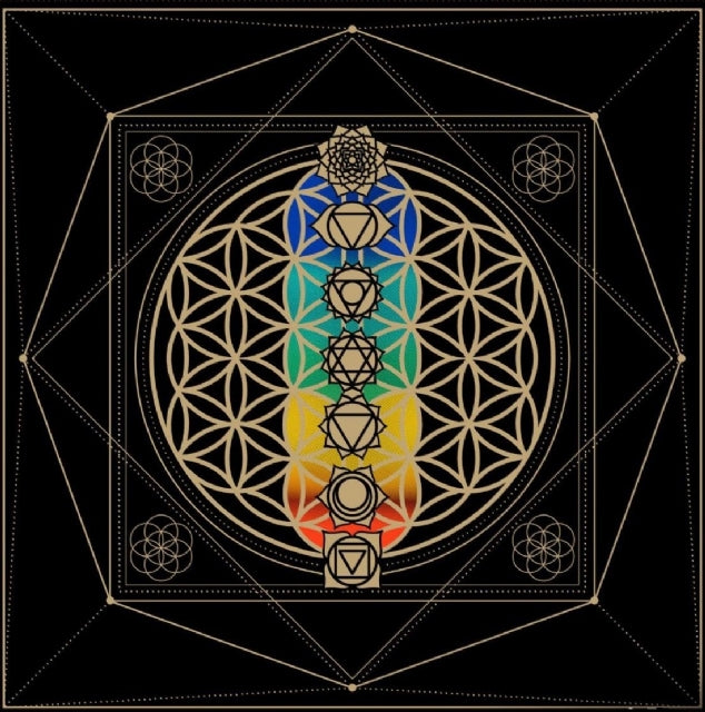 ALTAR CLOTH || CHAKRA FLOWER OF LIFE
