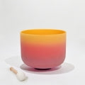 SINGING BOWLS || QUARTZ CRYSTAL COLOURED - RAINBOW - 8"