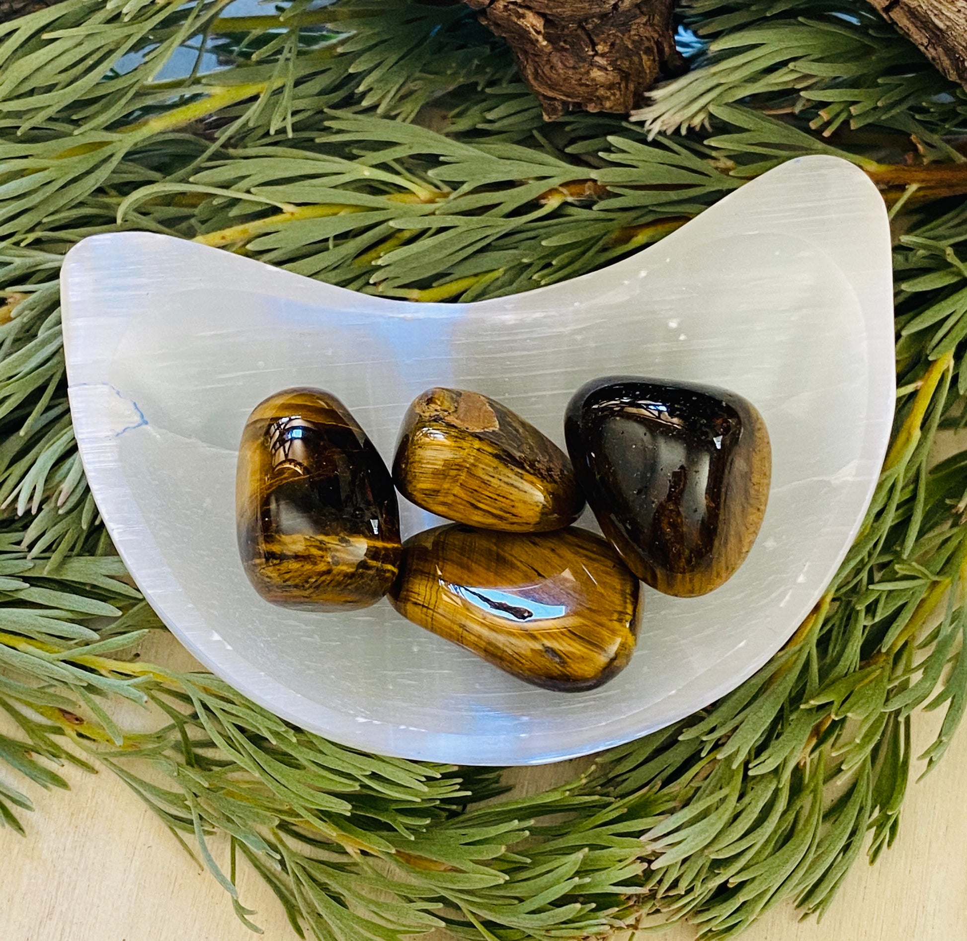 TUMBLE STONES || GOLDEN TIGER EYE