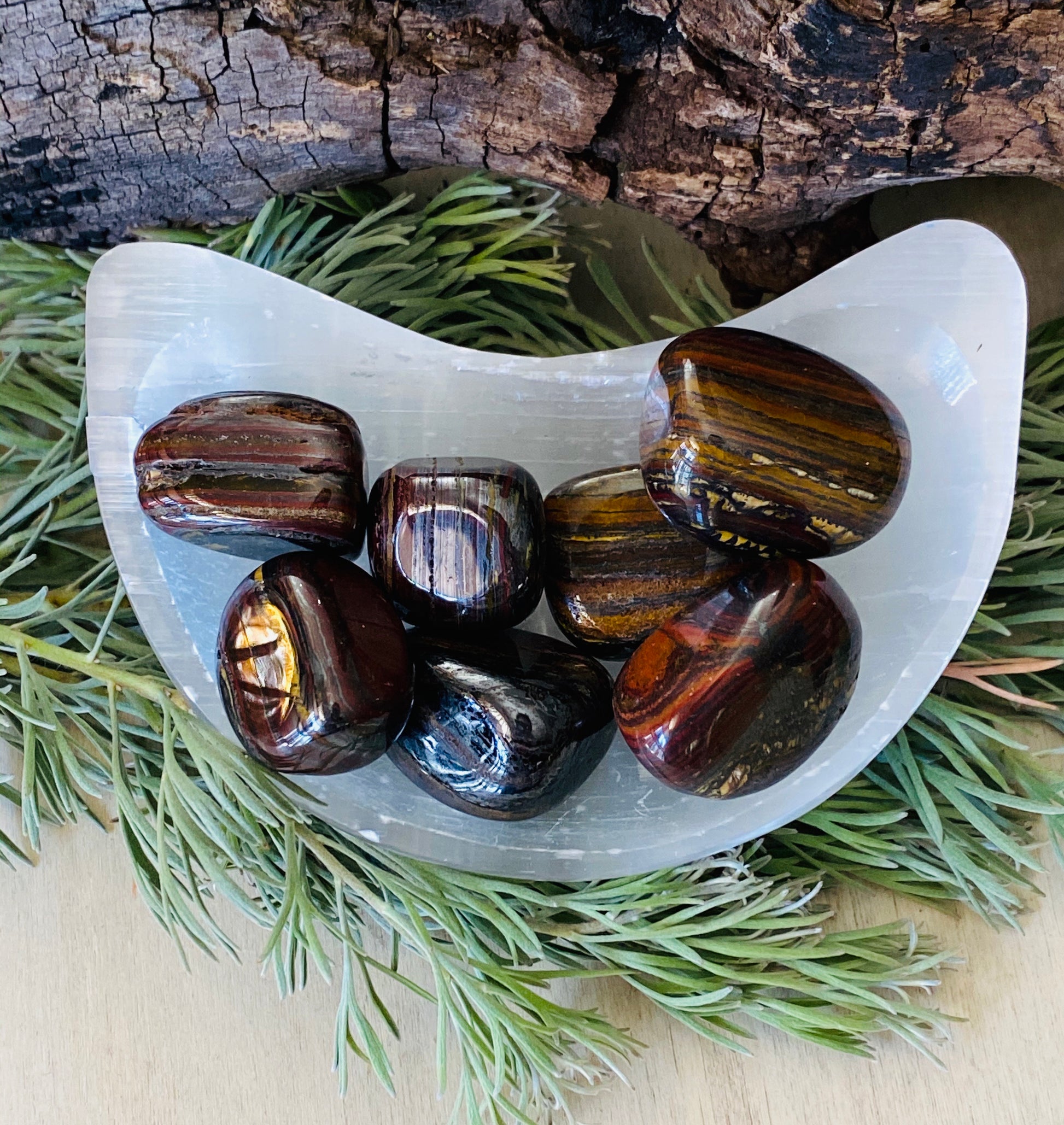 TUMBLE STONES || TIGER IRON