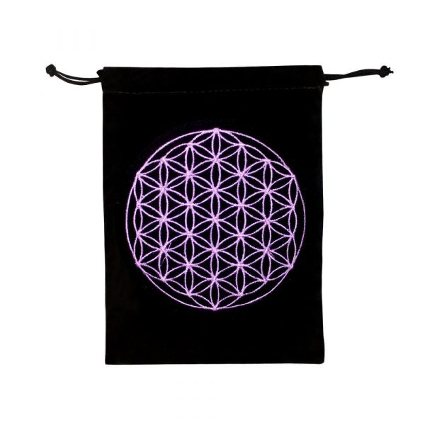 VELVET ORACLE/TAROT BAGS || FLOWER OF LIFE