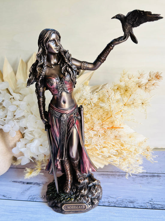 STATUE || THE MORRIGAN - CELTIC GODDESS OF WAR, FATE & SOVEREIGNTY - PRE ORDER